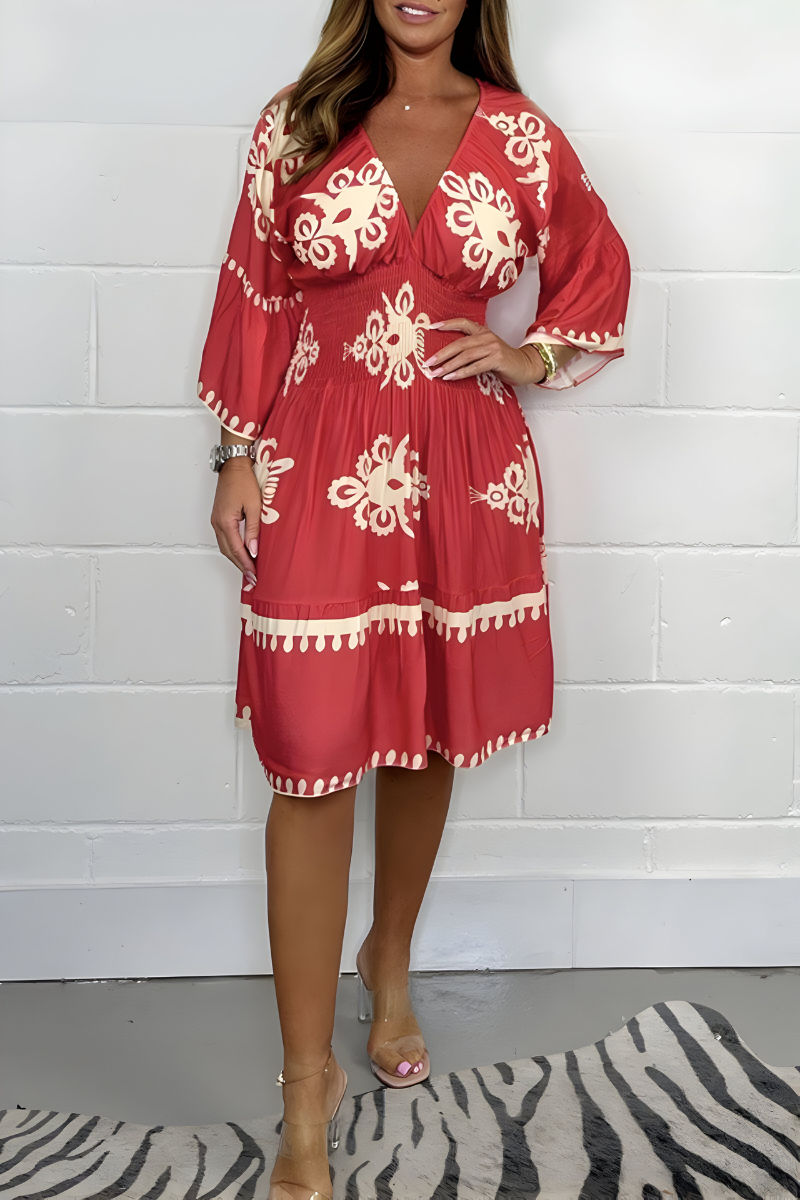 ROSEMARY | FLATTERING BOHO MIDI DRESS