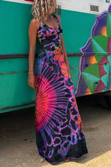 GEORGINA | FLATTERING TIE-DYE MAXI DRESS