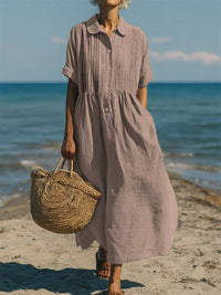 LEONORA | ELEGANT LINEN DRESS