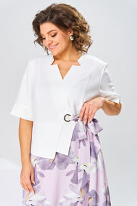 WISTERIA | LUXURY COTTON-SILK BLEND DRESS