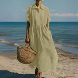 LEONORA | ELEGANT LINEN DRESS