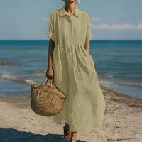 LEONORA | ELEGANT LINEN DRESS