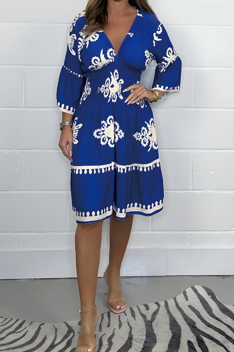 ROSEMARY | FLATTERING BOHO MIDI DRESS