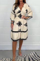ROSEMARY | FLATTERING BOHO MIDI DRESS