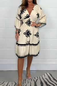 ROSEMARY | FLATTERING BOHO MIDI DRESS
