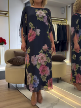 SUE | FLORAL PRINT MAXI DRESS