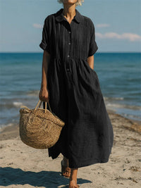 LEONORA | ELEGANT LINEN DRESS