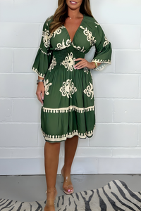ROSEMARY | FLATTERING BOHO MIDI DRESS