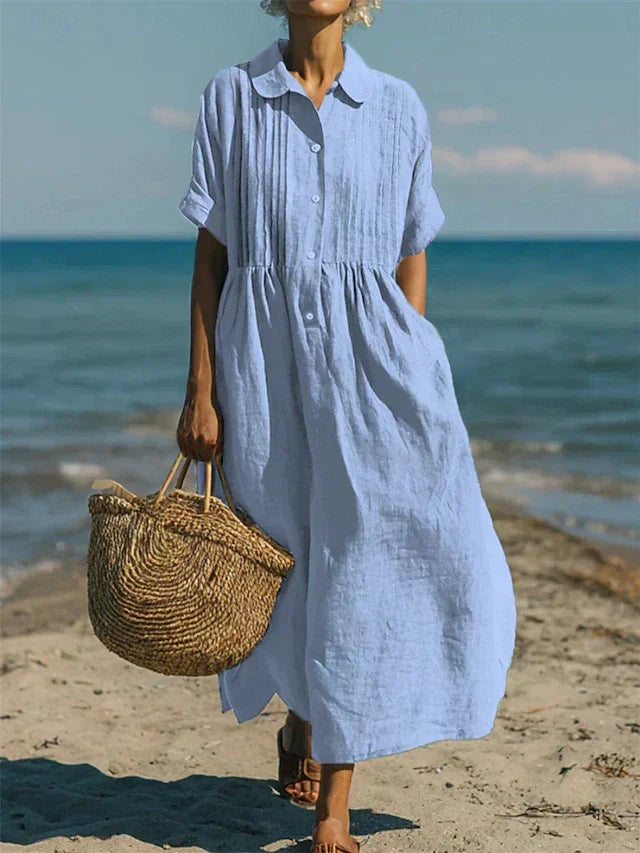 LEONORA | ELEGANT LINEN DRESS