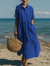 LEONORA | ELEGANT LINEN DRESS