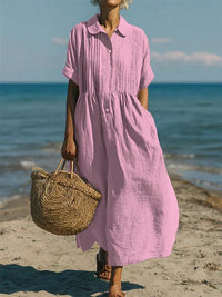 LEONORA | ELEGANT LINEN DRESS