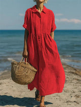 LEONORA | ELEGANT LINEN DRESS