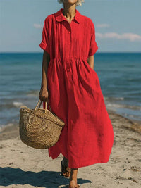 LEONORA | ELEGANT LINEN DRESS