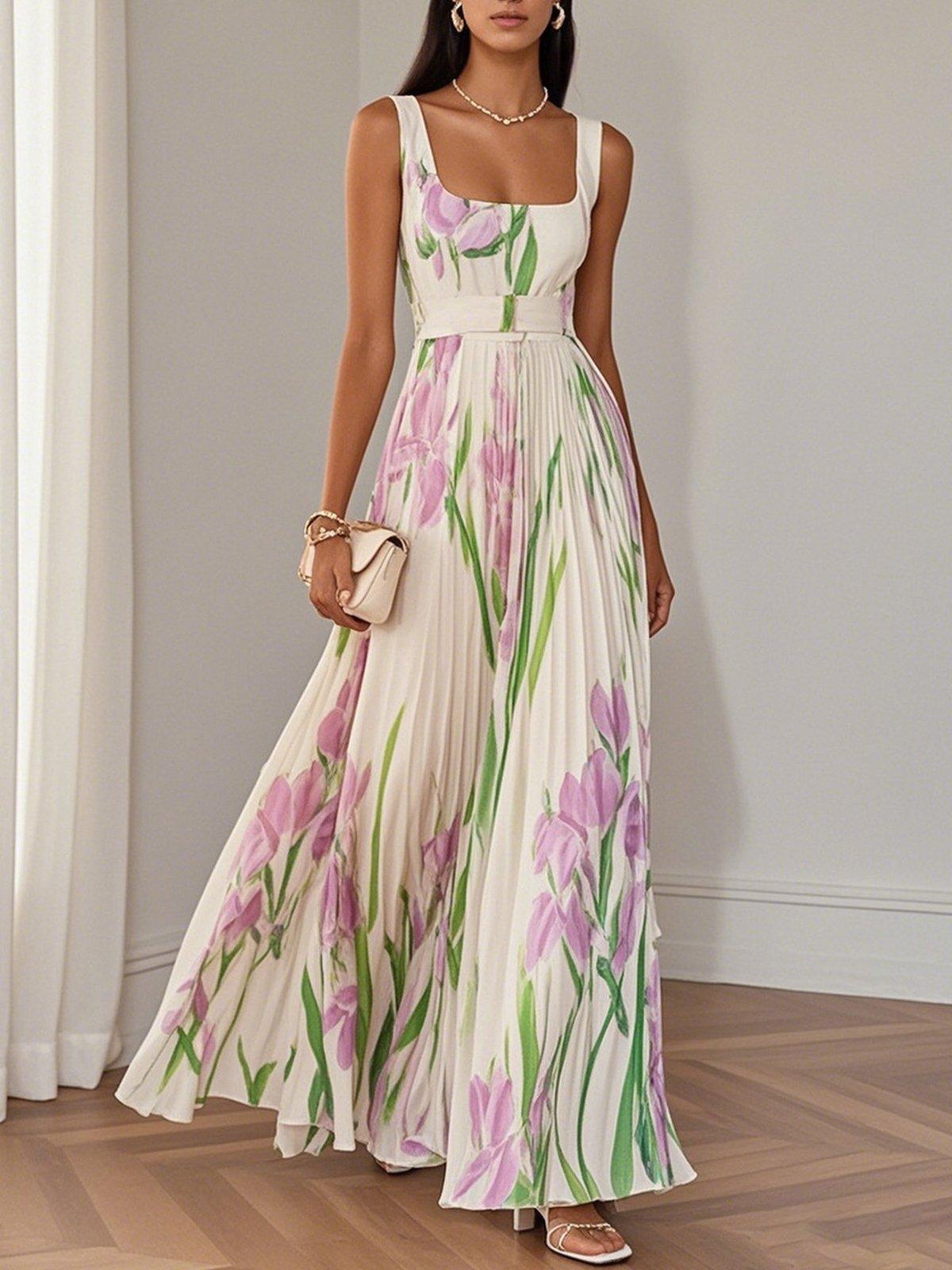 MARION | RELAXED FLORAL MAXI DRESS