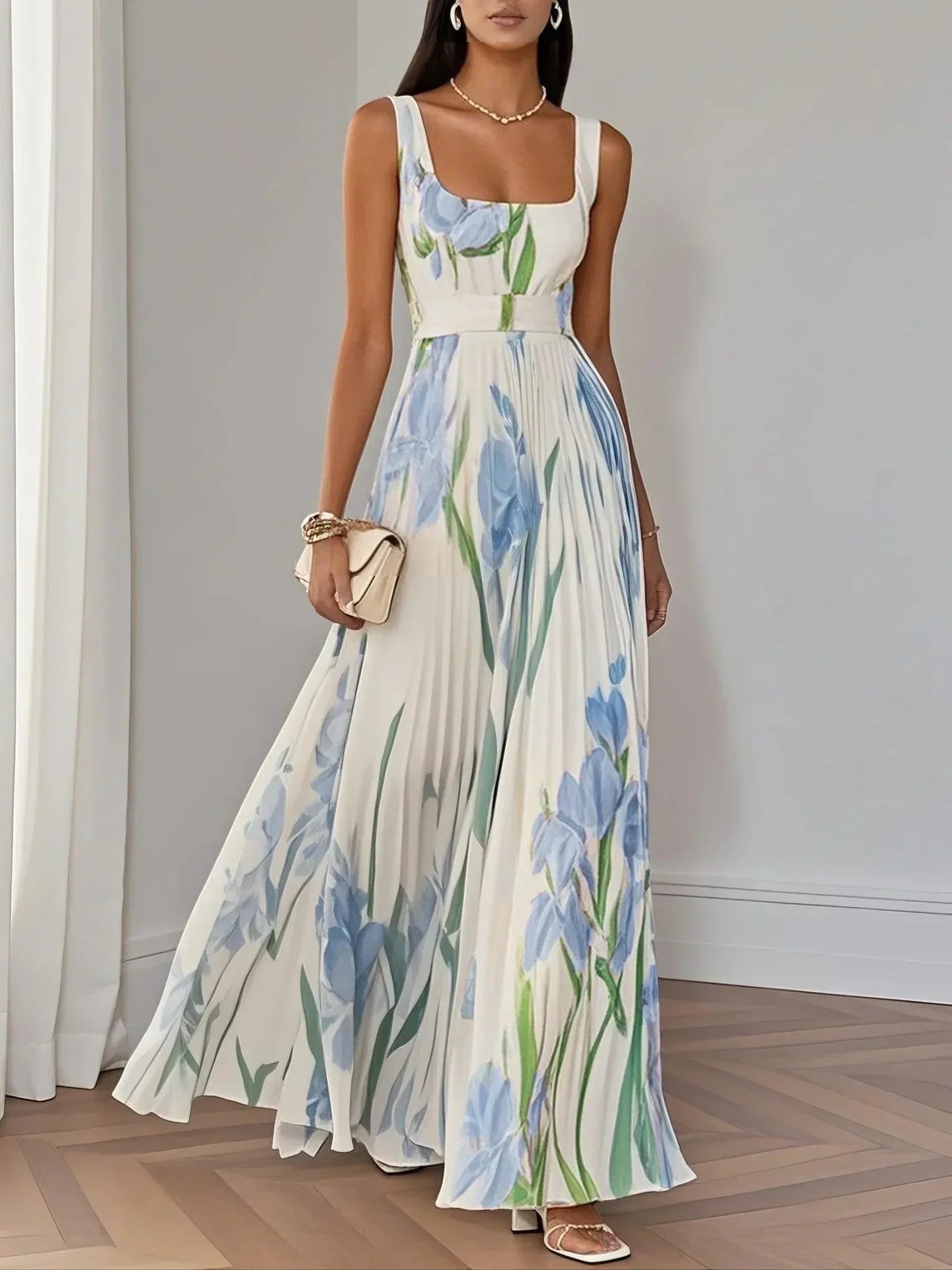 MARION | RELAXED FLORAL MAXI DRESS