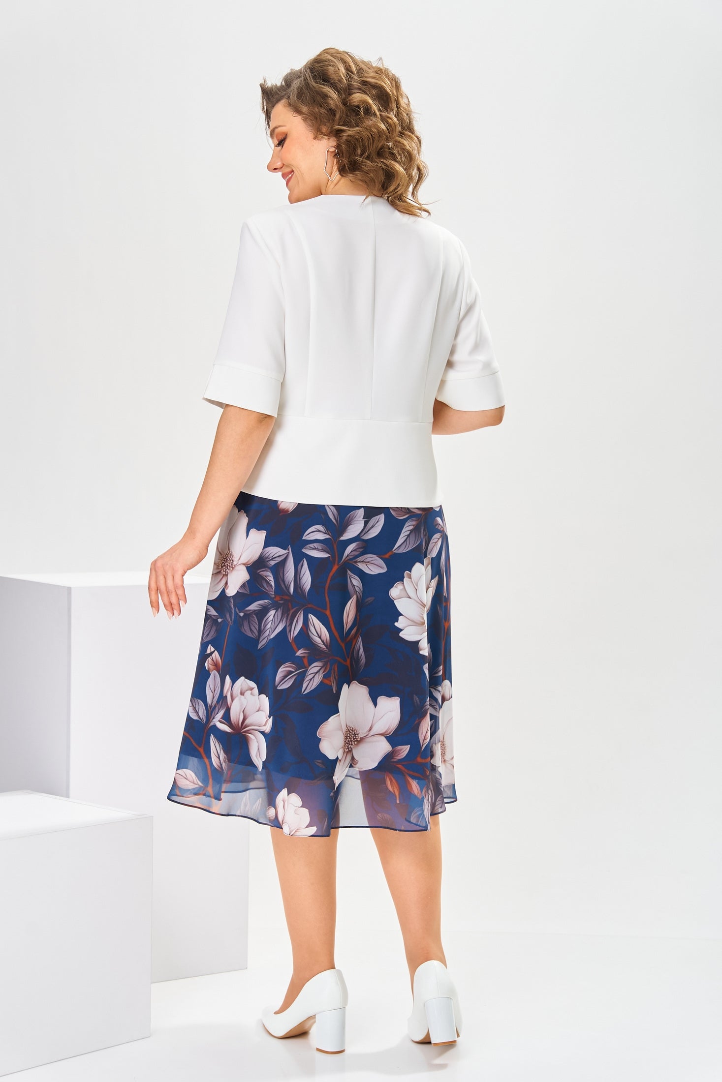 WISTERIA | LUXURY COTTON-SILK BLEND DRESS