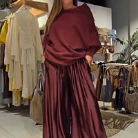 ROWENA | CHIC OFF-SHOULDER TWO PIECE LOUNGE SET