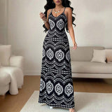 JEMIMA | FLATTERING BOHO PRINT MAXI DRESS