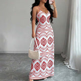 JEMIMA | FLATTERING BOHO PRINT MAXI DRESS
