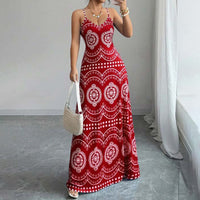 JEMIMA | FLATTERING BOHO PRINT MAXI DRESS