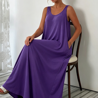 YVONNE | FLATTERING CASUAL SLEEVELESS MAXI DRESS