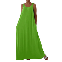 YVONNE | FLATTERING CASUAL SLEEVELESS MAXI DRESS